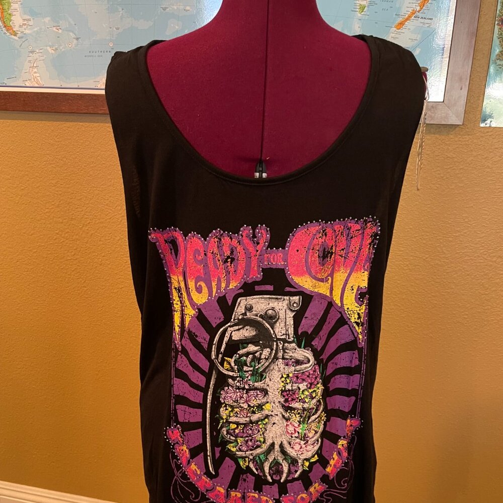 Lethal Angel Women's Ready for Love Fringed Tank Top
